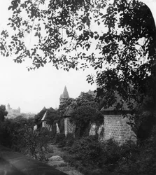 Stadtgraben, Beieren, Duitsland, ca. 1900s