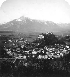 De Kapuzinerberg, Salzburg, Oostenrijk, ca. 1900