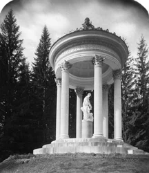 De tempel van Venus, Linderhof-paleis, Beieren, Duitsland, ca. 1900