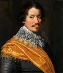 Portret van een officier, ca. 1625-1635 (olieverf op paneel)