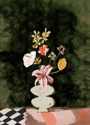 Levendig bloemstilleven