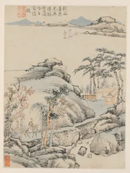 Album van seizoenslandschappen, blad F vorig blad 5, 1668