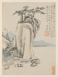 Album van seizoenslandschappen, blad G