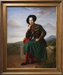 Mevrouw Bru, cantinière bij het 7e Huzarenregiment