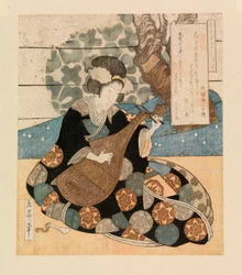 Dame die een instrument bespeelt, c.1804-40