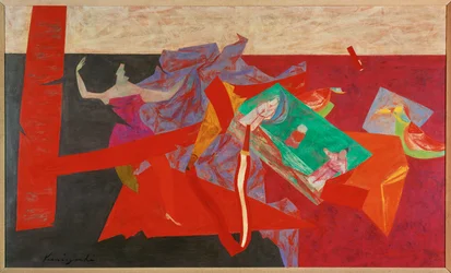 Het oosterse geschenk (schilderij op doek)