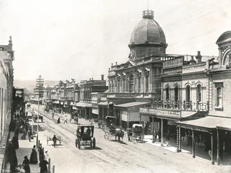 Rundle Street, Adelaide, Australië, 1895
