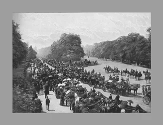 De Drive en Rotten Row, Hyde Park, ca. 1900
