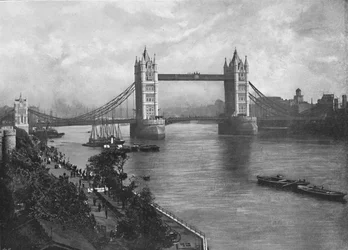 De Tower Bridge, ca. 1896