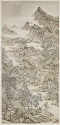 Landschap na Huang Gongwang