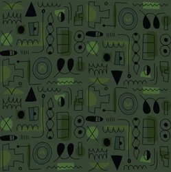 Naadloos patroon, 2018 (vectorafbeelding)