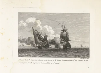 Jan Bart in dienst van de koning van Frankrijk, 1678