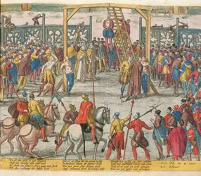 De executie van Spell van Brabant, die andere onschuldige mensen weer tot leven had gebracht