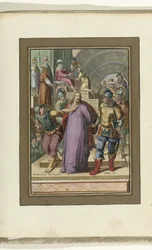 Christus weggeleid voor Pilatus