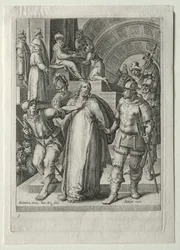 Passieset:  Christus voor Pilatus