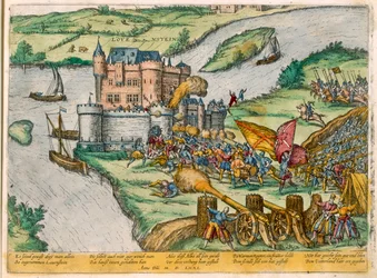 Het beleg van Leuven en de heldhaftigheid van Harman Reuter tegen de Spaanse troepen, 1571