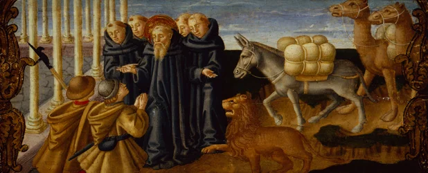 Sint Hiëronymus vergeeft de Dieven
