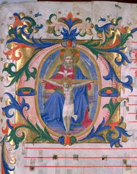 Ms 523 f.166r Geïllustreerde initiaal 