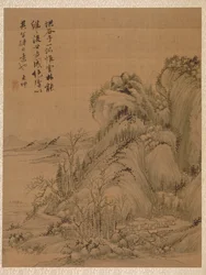 Landschap in de stijl van Ching Hao, 1775