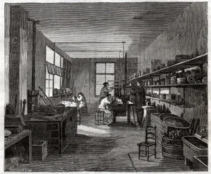 Galvanoplastiek werkplaats