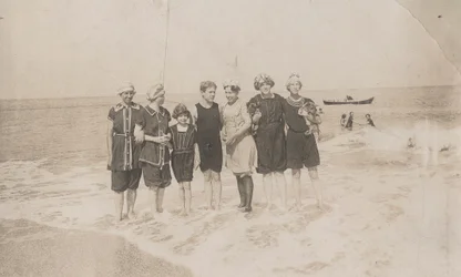 Badgezelschap, Houlgate, september 1911