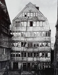 Geboorteplaats van de Duitse componist Johannes Brahms in Hamburg, Duitsland