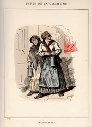 Commune van Parijs: kostuum van PETROLES (20) in Les Communeux