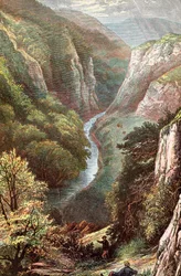 Dovedale, Peak District, Derbyshire, Engeland