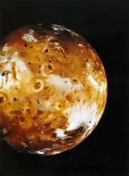 Io, een van de manen van Jupiter