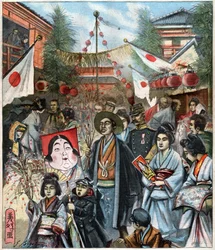 Nieuwjaarsdag in Tokio
