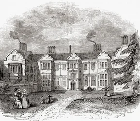 Ladye Place, Hurley, Berkshire, Engeland, begin 19e eeuw