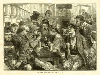 De absintdrinkers, Parijs 1872