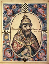 Portret van Ivan Grozny (Ivan de Verschrikkelijke, Ivan IV)