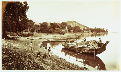 Sagain vanaf de rivier, ca. 1876