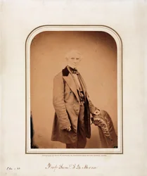 Samuel F B Morse, Amerikaanse kunstenaar en uitvinder van de morsecode, ca. 1870