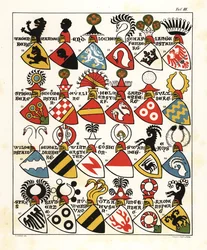 Zwitserse wapenschilden, ca. 1346