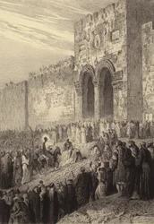 Jezus gaat Jeruzalem binnen