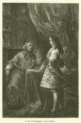 De hertog van Bourgondië, Saint-Simon