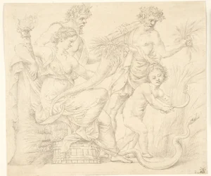 Persephone en Dionysus