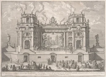 De tweede machine voor de Chinea van 1761: Een prachtig theater