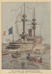 In de baai van Villefranche