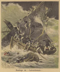 Het wrak van de Labourdonnais