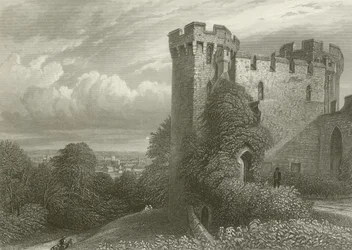 Stafford, vanaf het kasteel