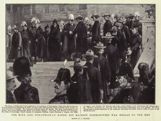 De koning en Strathcona