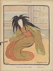 Sada Yacco, Illustratie voor Le Rire