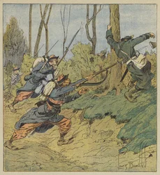 Zefieren achtervolgen de Pruisen