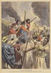 De koninklijke prinsessen prediken de heilige oorlog in Madagaskar