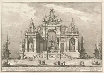 De Tweede Machine voor de Chinea van 1754: Een Allegorie van Waterwerken
