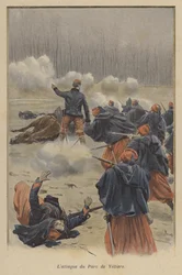 De aanval op het Parc de Villiers