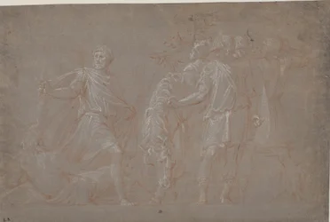 Mucius Scaevola steekt de Tiber over